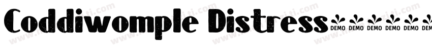 Coddiwomple Distress字体转换